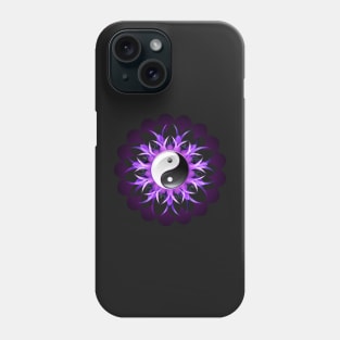 Bright Lotus Yin Yang Phone Case