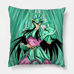 the dragon shiryu in myth cloth Pillow