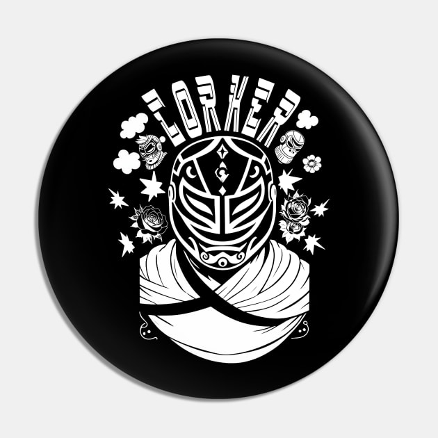 Corker - Luchador Pin by The Most Magical Place On Shirts