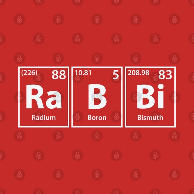 Rabbi (Ra-B-Bi) Periodic Elements Spelling by cerebrands