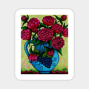 Peony Party Magnet