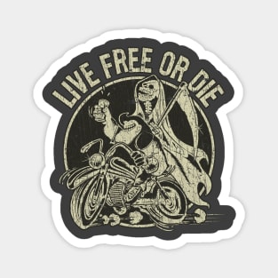 Live Free or Die 1982 Magnet