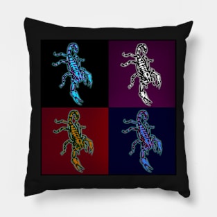 Scorpion Retro Pillow