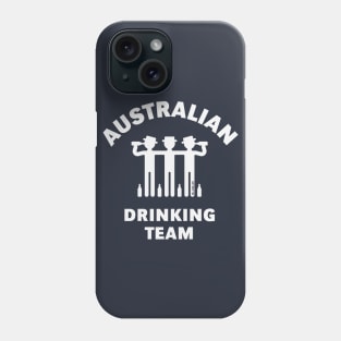 Australian Drinking Team (Booze / Beer / Alcohol / White) Phone Case