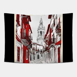 Spain Vintage Travel Poster Tourism Tapestry