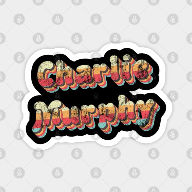 Charlie Murpy Vintage Text Magnet by Classic Cassette