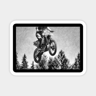 Got  Air! - Motocross Racer Magnet