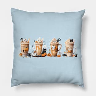 The Halloween coffee collection Pillow