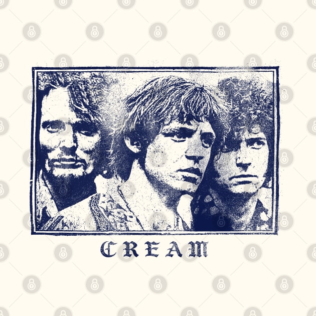 Cream \/\/\/\ Original Vintage Look Fan Design by DankFutura