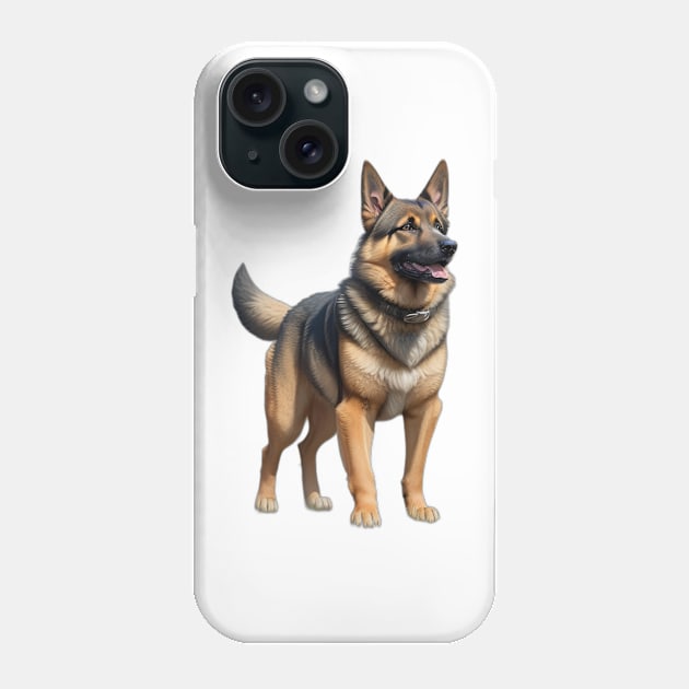 German Shepherd Dog Phone Case by Moulezitouna