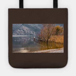 Lake Garda at Torbole in North Italy Tote