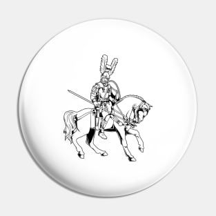 Decurion on horseback - Roman officer Pin