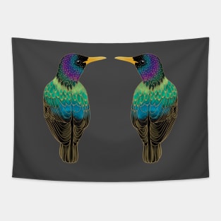 Starling love Tapestry