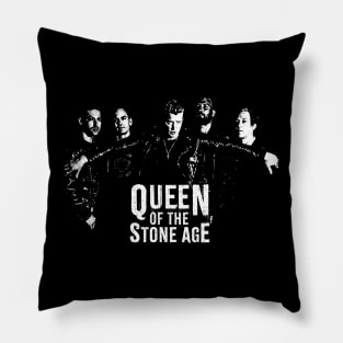 Vintage Queen Of The Stone Age Band Pillow