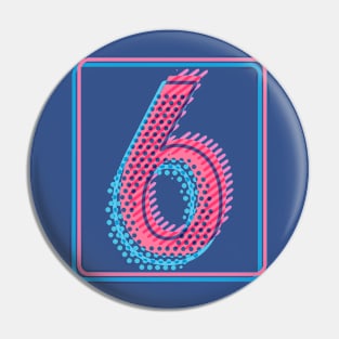 My lucky number Five 5 Pin