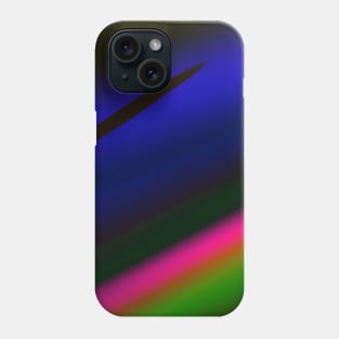 red blue black green abstract texture Phone Case