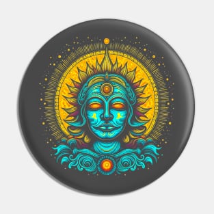 The Sun God Pin