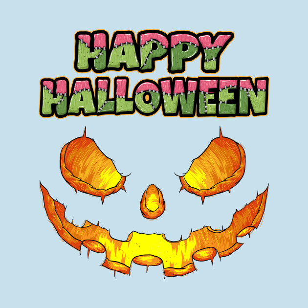 Disover Halloween pumpkin face jack o lantern gift - Halloween - T-Shirt