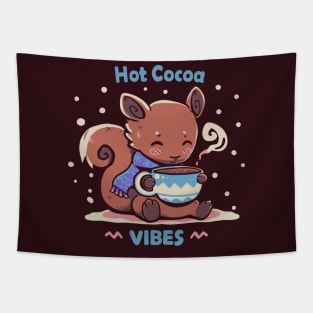 Hot Cocoa Vibes Tapestry