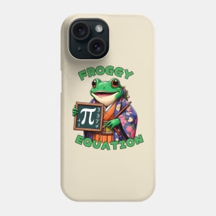 Pi day frog Phone Case