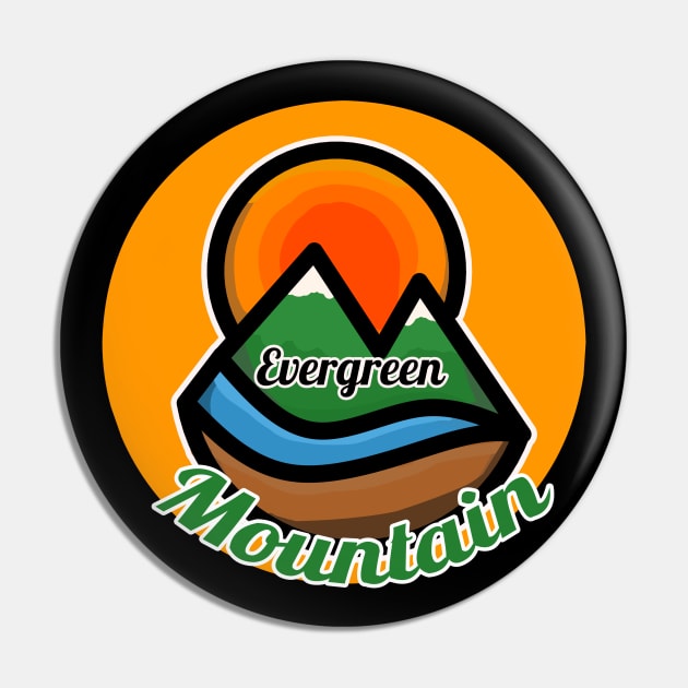 Mountain Pin by Sefiyan