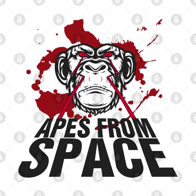 APES FROM SPACE #1 by RickTurner