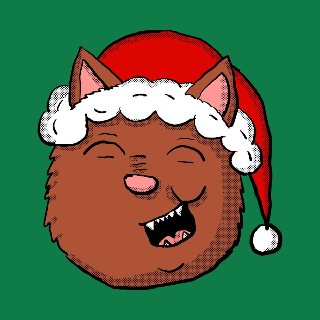 Laughing Christmas Kitty by Eric03091978