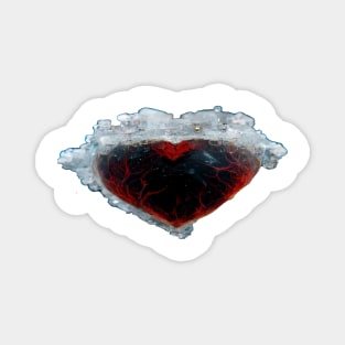 Broken Frozen Heart Art   /  Broken Hearts Unwind Designs Magnet