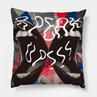 Speak Up: A Liberty Art Collage Pillow