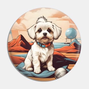 Cute Maltese Pin