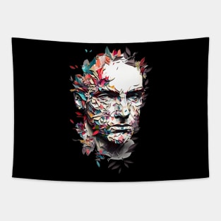 Man Made of Flowers Tapestry