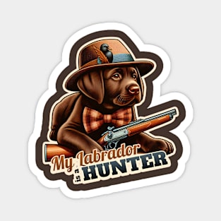 Hunter Labrador Retriever Magnet