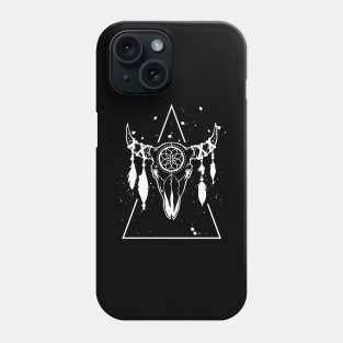 Bull Skull Geometric Bohemian Phone Case