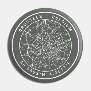 Brussels Map Pin