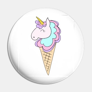 Unicorn Icecream Pin