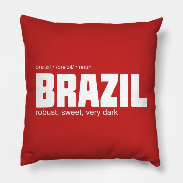 Brazil Pipe Tobacco Pillow by Eugene and Jonnie Tee's