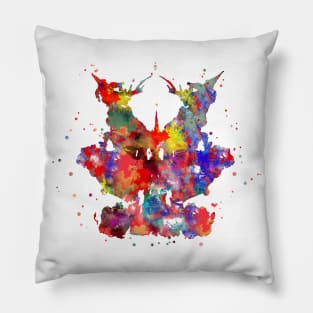 Rorschach card 9 Pillow