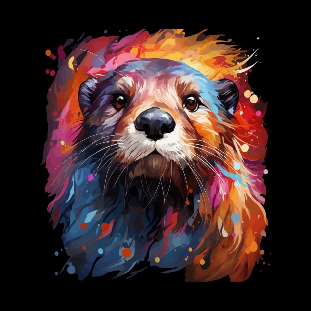 Otter Rainbow by JH Mart