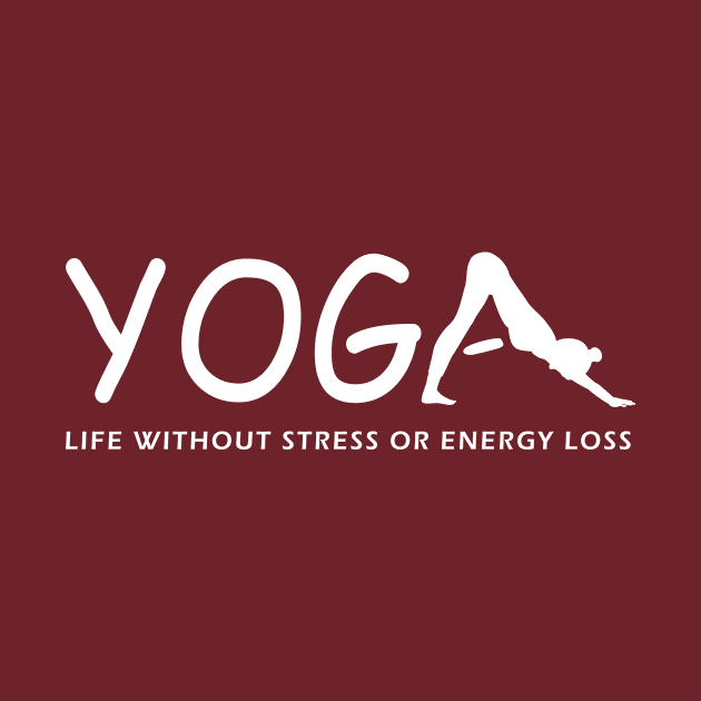 YOGA ENDS STRESS by Magniftee