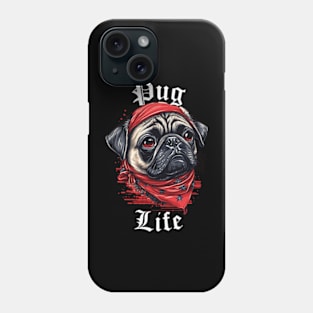 Pug Life - Dark Colors Phone Case