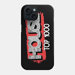 House Top 1000 dubbel bedrukt zwart Phone Case