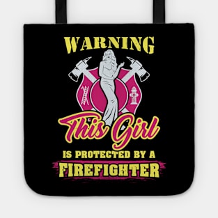 Firefighter Girlfriend T-Shirt life saver wife Firefighter Girlfriend T-Shirt life saver wife Tote