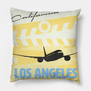 Los Angeles yellow Pillow