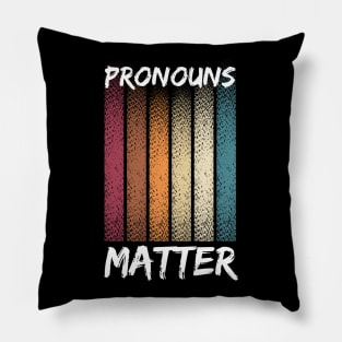 Pronouns Matter, Glittering Rainbow Pillow