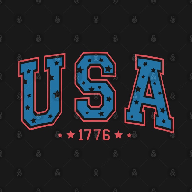 USA 1776 by  Big Foot Shirt Shop