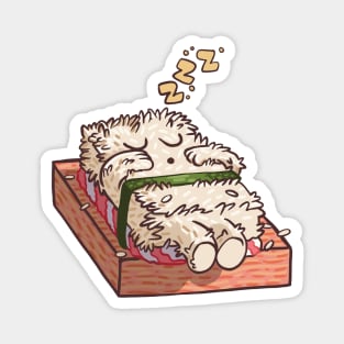Cute Kawaii Sleeping Sushi Magnet