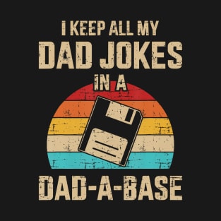 Dad Jokes In Dad A Base T-Shirt