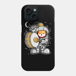 Astronaut Drummer Shiba Inu Coin To The Moon Shib Army Crypto Token Cryptocurrency Blockchain Wallet Birthday Gift For Men Women Kids Phone Case