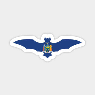 New York Bat Flag Magnet