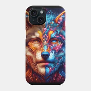 Psychedelic Wolf Phone Case